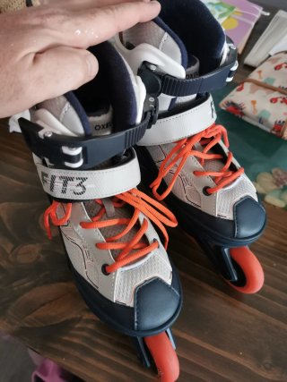 Patines Oxelo Fit 3 Junior 32-35  1 solo uso.