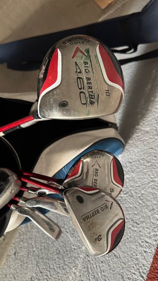 Juego palos golf Callaway Big Berta y Bolsa
