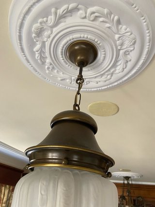 Lámpara colgante vintage de colección.