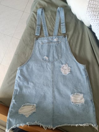 Peto vaquero desgastado