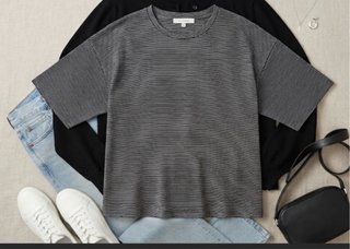 Jersey Easy Wear rayas manga corta