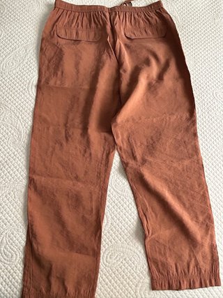 Pantalón fluido Zara Talla L Naranja