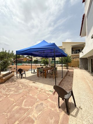 Cenador Plegable 3x6m Azul