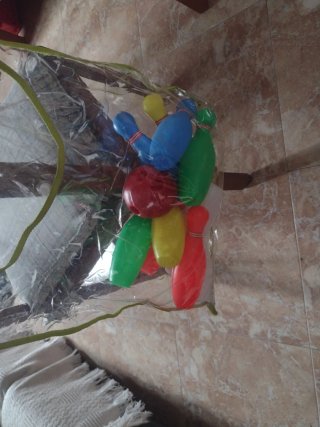 Juego bolos plástico niños
