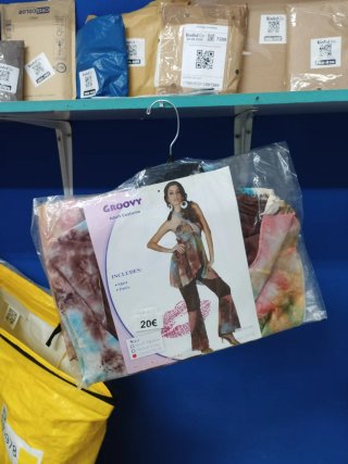 Costume hippie donna taglia unica