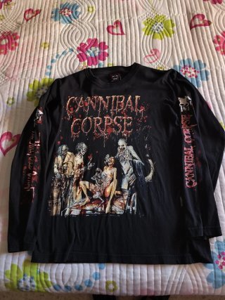 Camiseta oficial Cannibal Corpse Manga Larga Negra