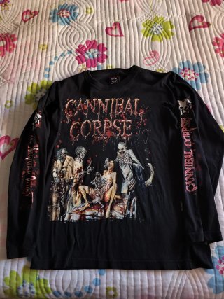 Camiseta oficial Cannibal Corpse Manga Larga Negra