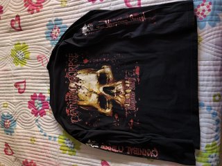 Camiseta oficial Cannibal Corpse Manga Larga Negra
