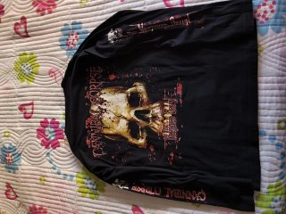 Camiseta oficial Cannibal Corpse Manga Larga Negra