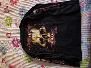 Camiseta oficial Cannibal Corpse Manga Larga Negra