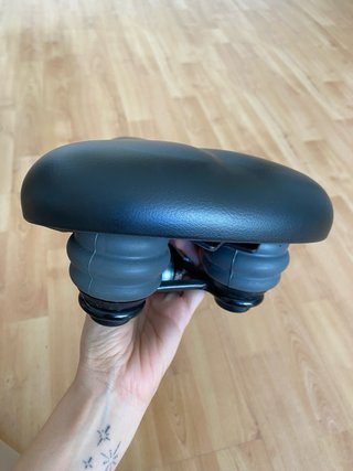 Sillín de Gel Negro para Bicicleta