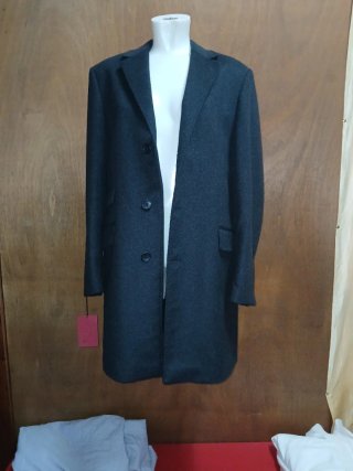 Cappotto uomo grigio nuovo taglia 46