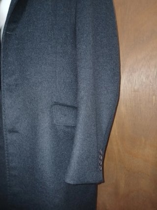Cappotto uomo grigio nuovo taglia 46