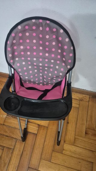Parque Cuna Bebe Rosa Puntos