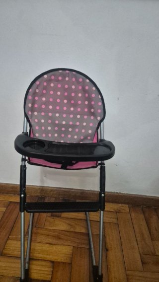 Parque Cuna Bebe Rosa Puntos