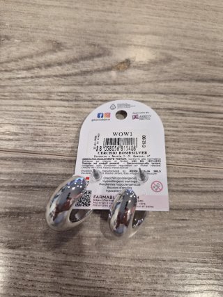 Orecchini FARMA Argento Ipoallergenici