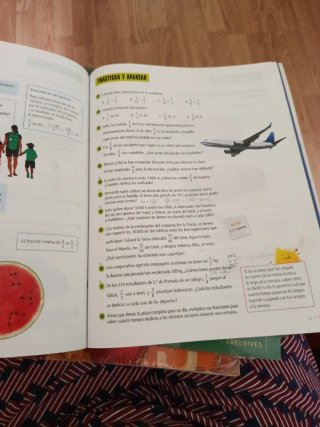 Libro de matemáticas.Primer trimestre.5 primaria