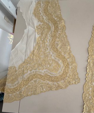 Manteletas Fallera Doradas