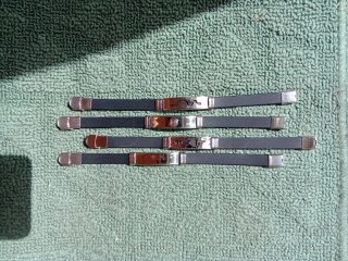 Set 4 bracciali uomo silicone e metallo