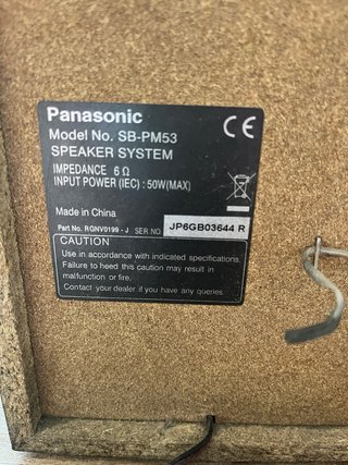 Altavoces Panasonic SB-PM53