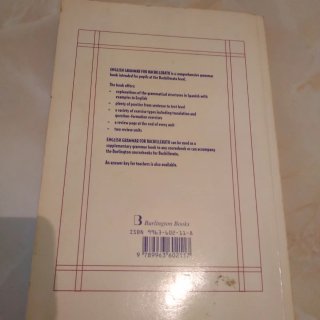 English Grammar for Bachillerato.