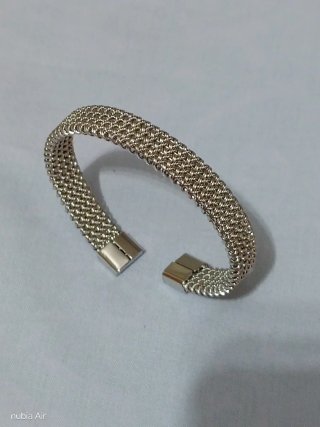 Pulsera Acero Tipo Caña Sin Estrenar