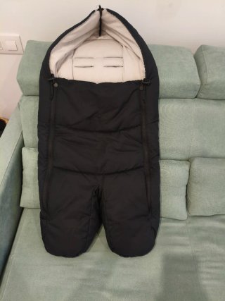 Saco de invierno negro stokke para silla paseo