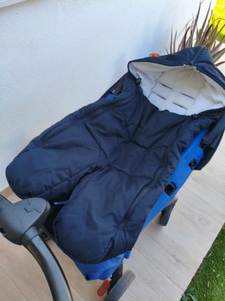 Saco de invierno negro stokke para silla paseo