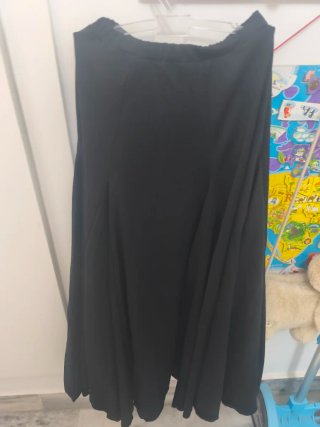 Falda Flamenco Conservatorio Talla 12 Negra
