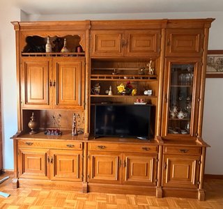 Mueble de salón madera maciza