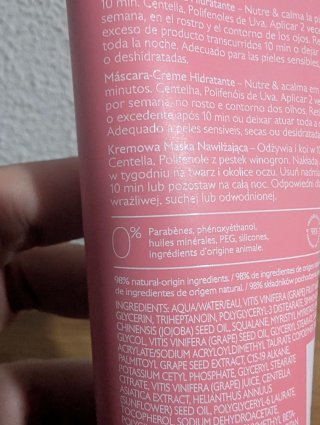 Caudalie VinoHydra Mascarilla Crema Hidratante