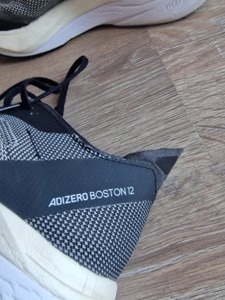 Deportivas Adidas Adizero Boston 12 W Negro/Gris