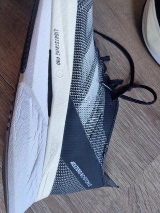Deportivas Adidas Adizero Boston 12 W Negro/Gris
