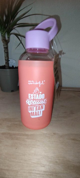 Botella Mr. Wonderful Cristal con Faja Silicona