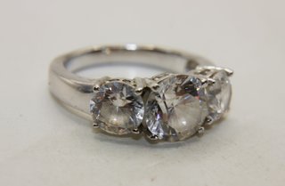Stupendo anello trilogy argento pietre CZ
