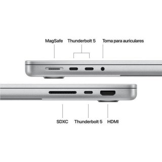MacBook Pro 14 M5 Pro 24GB 2TB 20-Core GPU Plata