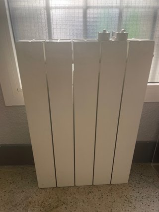 Radiador agua 5 cuerpos blanco