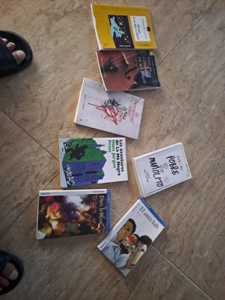 Lote de 7 libros .45e todos ,solo1 ud 7e
