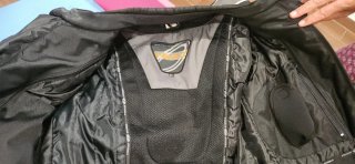 Chaqueta de moto Held negra hombre