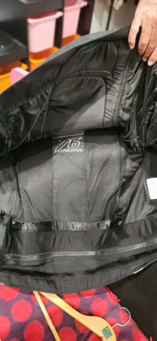 Chaqueta de moto Held negra hombre