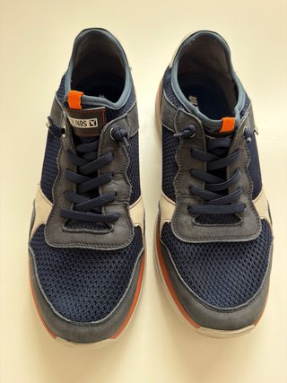 Zapatillas Pikolinos Hombre Azul y Blanco
