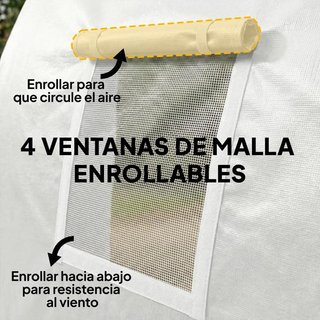 Garaje Exterior Coche 3x6m Impermeable UPF30+
