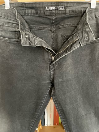 Vaqueros Tiffosi Slim Negros elásticos