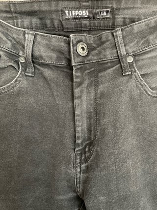 Vaqueros Tiffosi Slim Negros elásticos