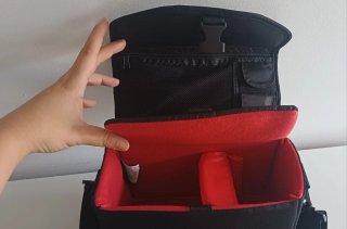 Objetivo Canon + Batería + Bolsa