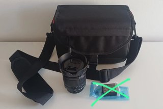 Objetivo Canon + Bolsa