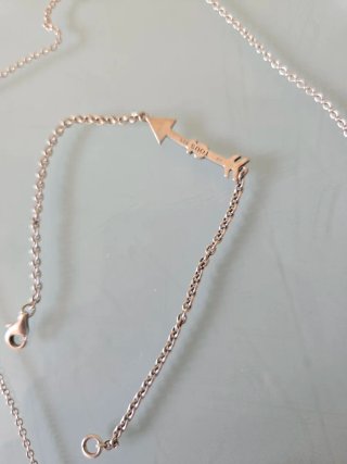 Collar y Pulsera Tous Corazón Flecha Plata