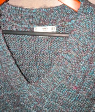 Jersey Mango Gris y Turquesa