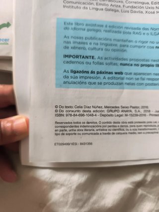 Lingua galega e literatura, ESO 2