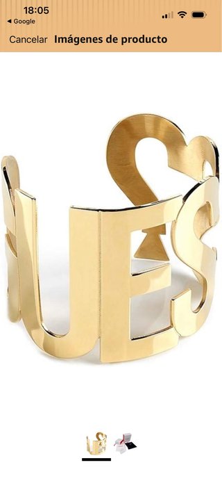 Pulsera Guess Dorada Ajustable